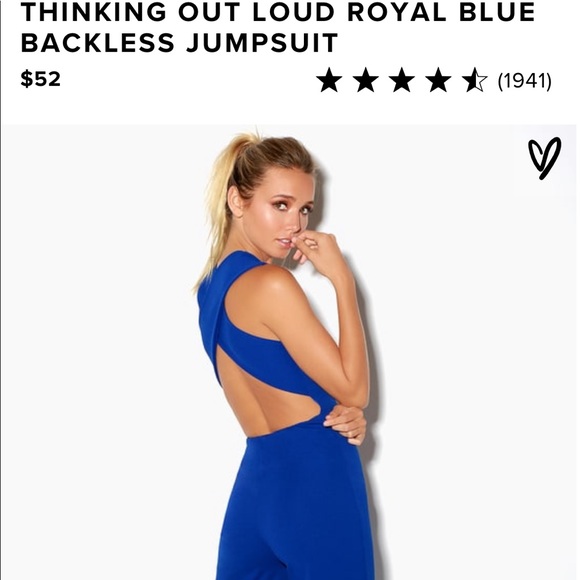 Royal Blue Jumpsuit - Picture 2 of 2